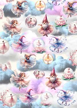 Fairies, Ballerinas, and Gnomes Pattern