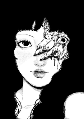 Disturbing Portrait of a Girl