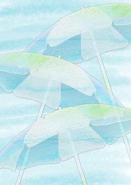 Summer Beach Umbrellas