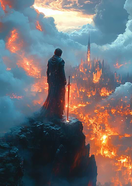 Burning Kingdom Fantasy Art