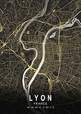 Lyon Silver City Map