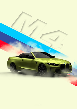 Lime Green BMW M4 Convertible