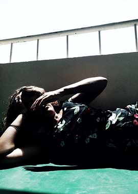 Woman Lying in Sunlight