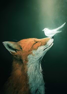 Fox and Bird Serenity