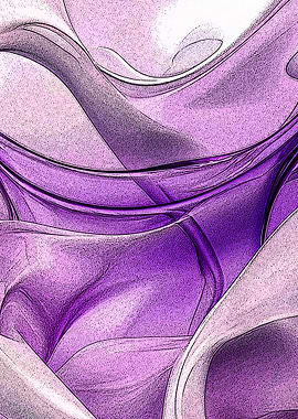 Abstract Purple Waves