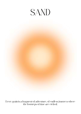 Sand Abstract Minimalist Art