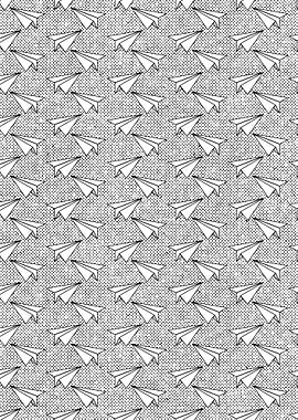 Paper Airplane Pattern
