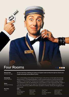 Four Rooms Movie Poster