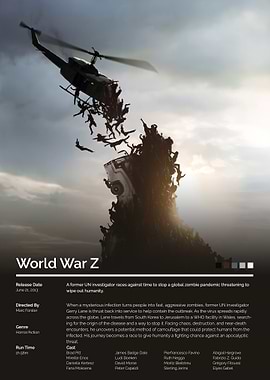 World War Z Movie Poster