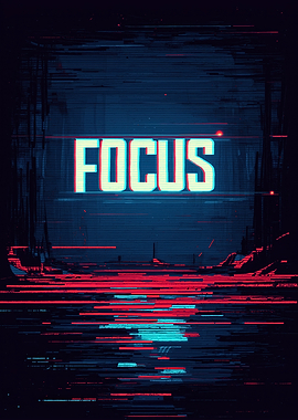 Focus Digital Glitch Art