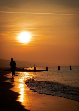 Sunset Beach Walk