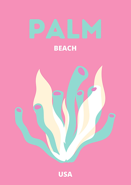 Palm Beach USA Minimalist Art
