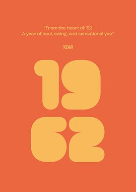1962 Year Poster