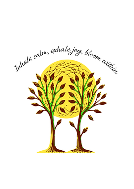 Inhale Calm, Exhale Joy, Bloom Within
