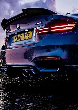 BMW M4 Rear View