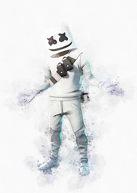 Marshmello Watercolor