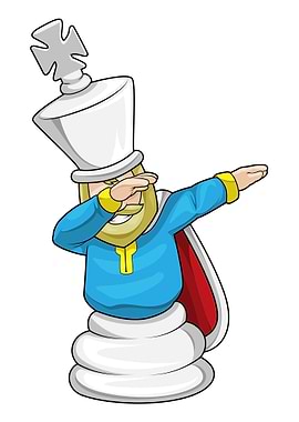 Chess piece King Dabbing