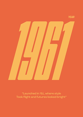1961 Year Poster