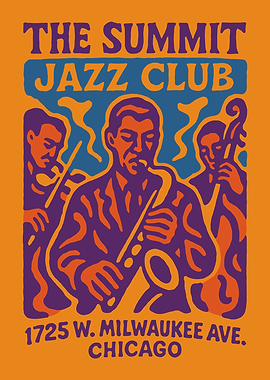 The Summit Jazz Club Poster