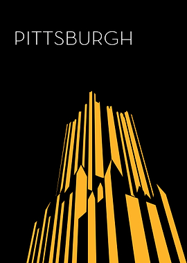 Pittsburgh Minimalist Cityscape