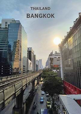 Bangkok Thailand Sky Train