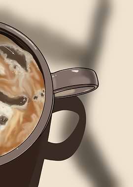 Cup of Coffee with Ice