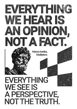 Marcus Aurelius Quote Poster