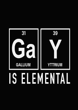 Gay is Elemental - Periodic Table