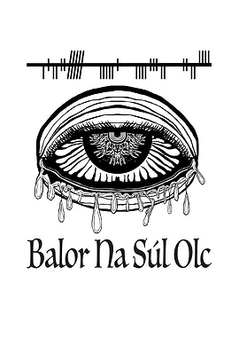 Balor Na Súl Olc Eye Illustration