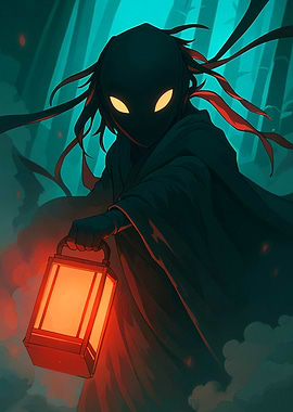 Lantern Bearer in the Dark Forest
