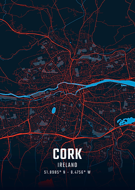 Cork City Map