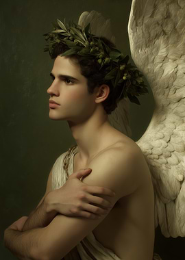 Angel with Olive Wreath Portrait