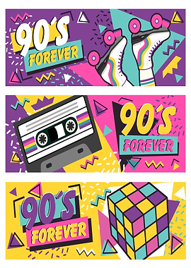 90's Forever Retro Design