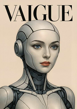 Futuristic Robot Woman 'VAIGUE' Cover