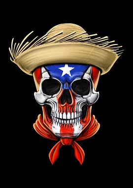 Puerto Rico Skull
