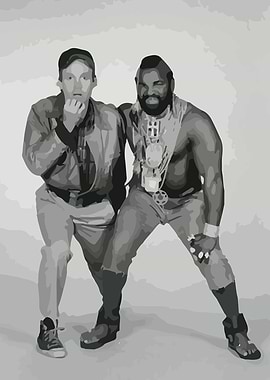 The A-Team: Murdock and B.A. Baracus