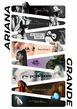 Ariana Grande Album Collage