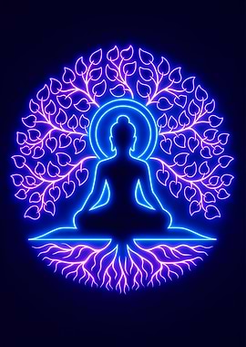 Neon Buddha