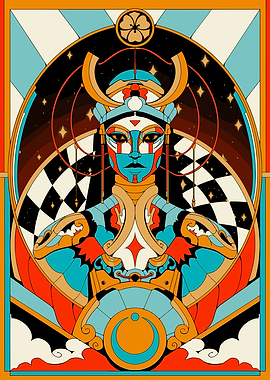 Cyberpunk Samurai Portrait