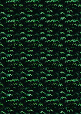Dense Green Leafy Wall