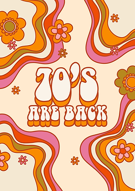 70s Are Back Retro Pattern
