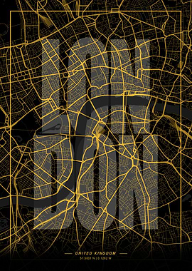 London City Map Art
