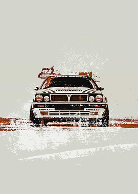 Lancia Delta Rally Car