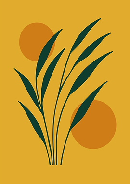 Minimalist Plant Art