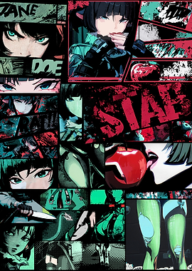 Jane Doe Comic Panel Collage