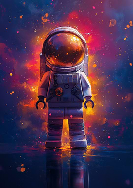 Lego Astronaut in Space