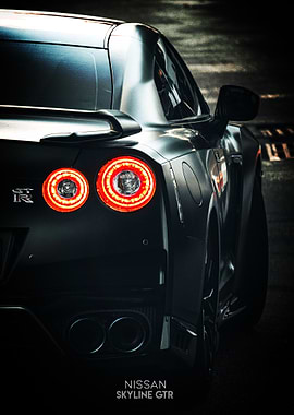 Nissan Skyline GTR Rear View