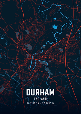 Durham City Map