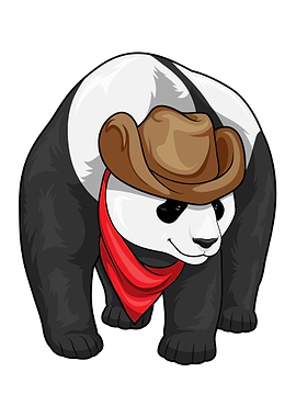 Panda Cowboy