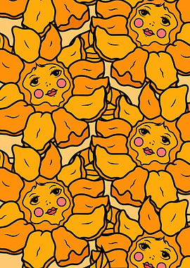 Sunflower Girl Pattern